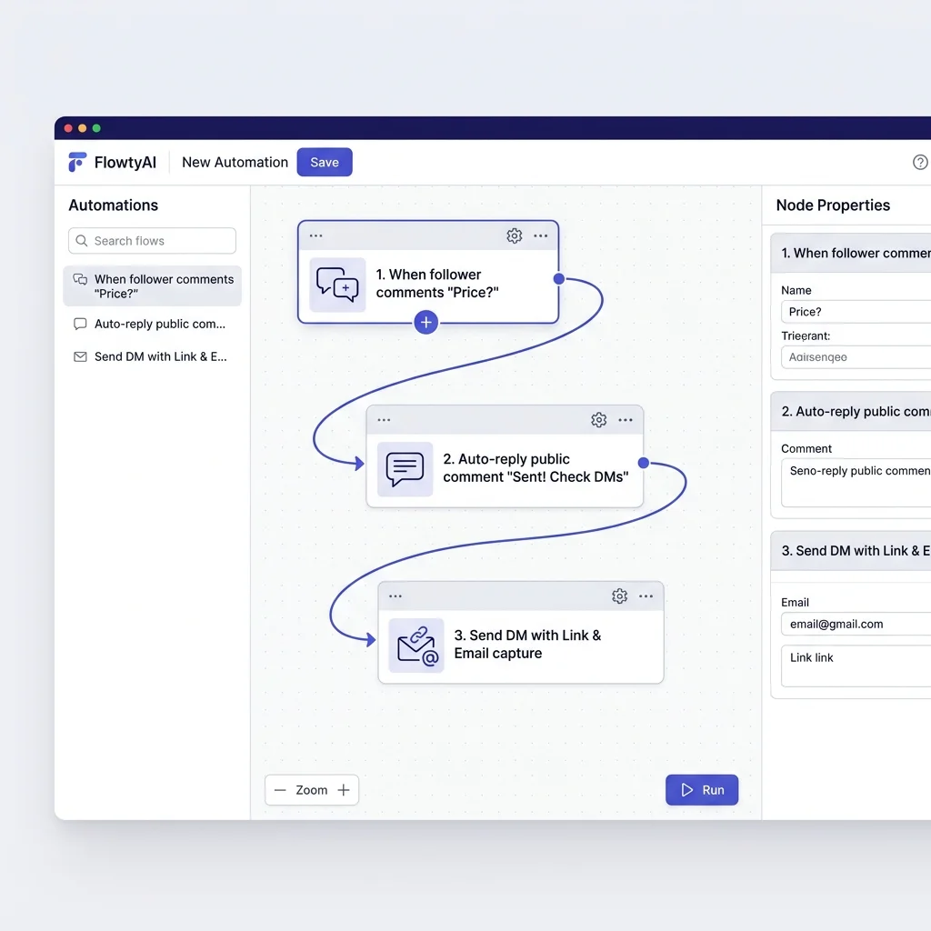 FlowtyAI Automation Builder Screenshot